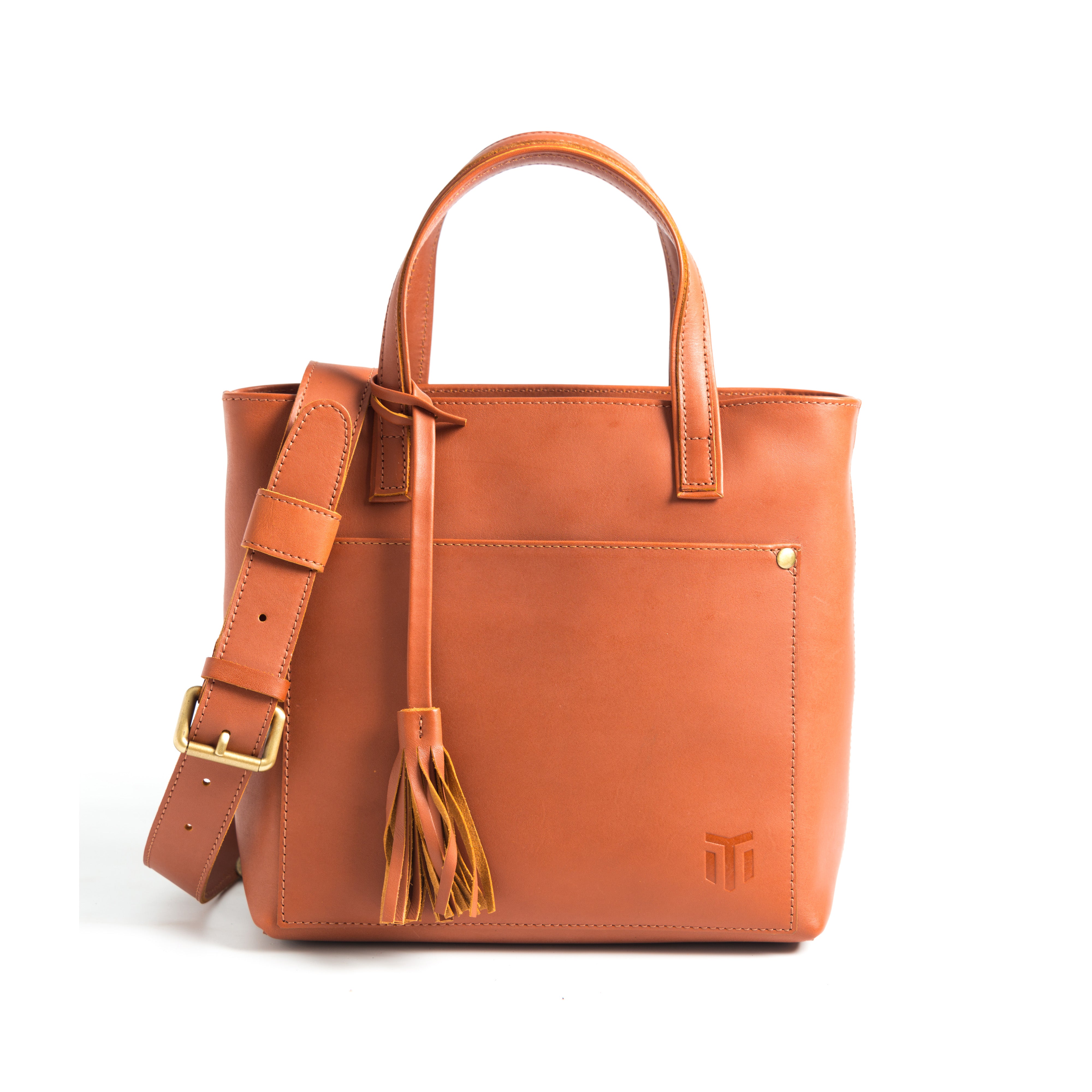 Leather Mini Crossbody Tote