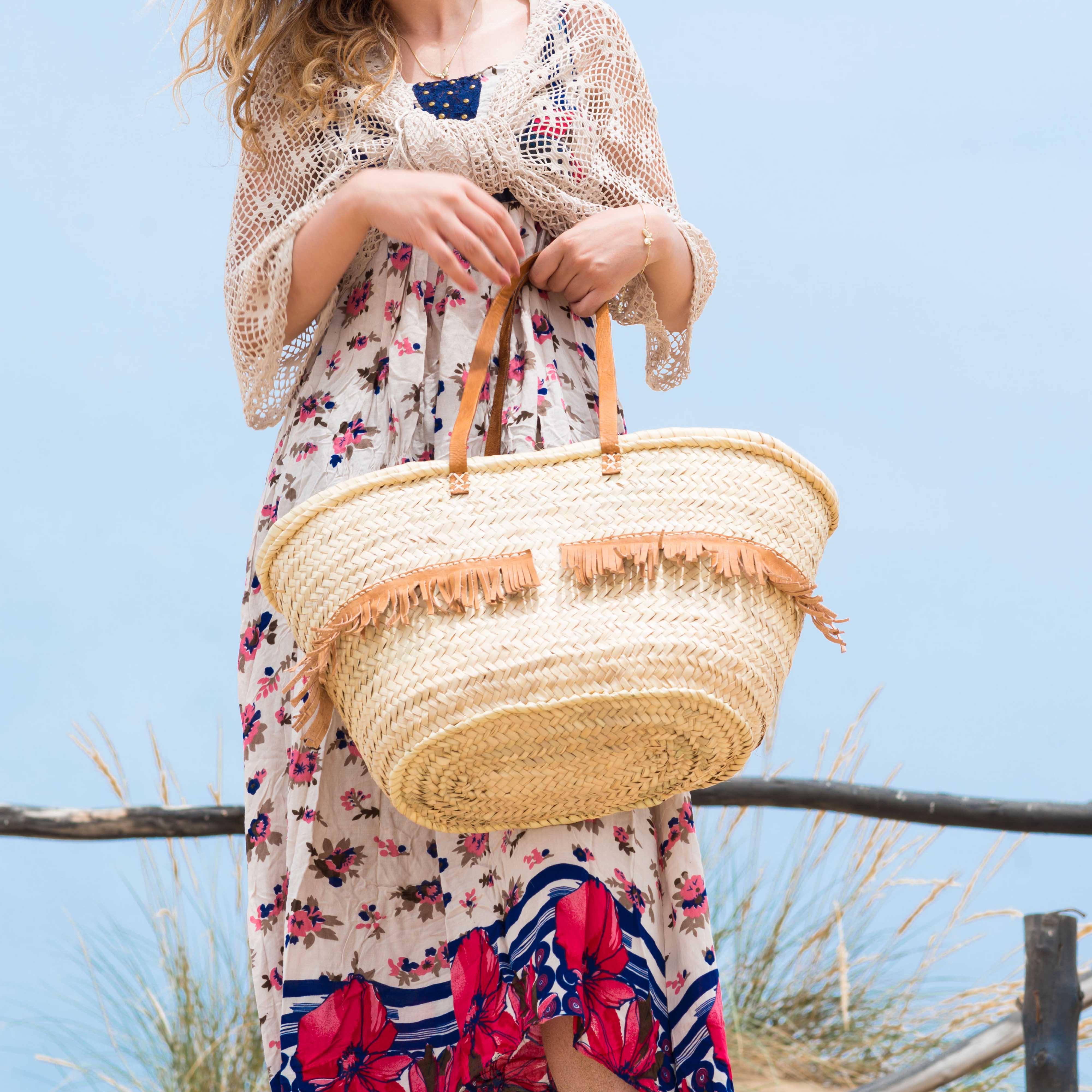 STRAW BAG BEACH