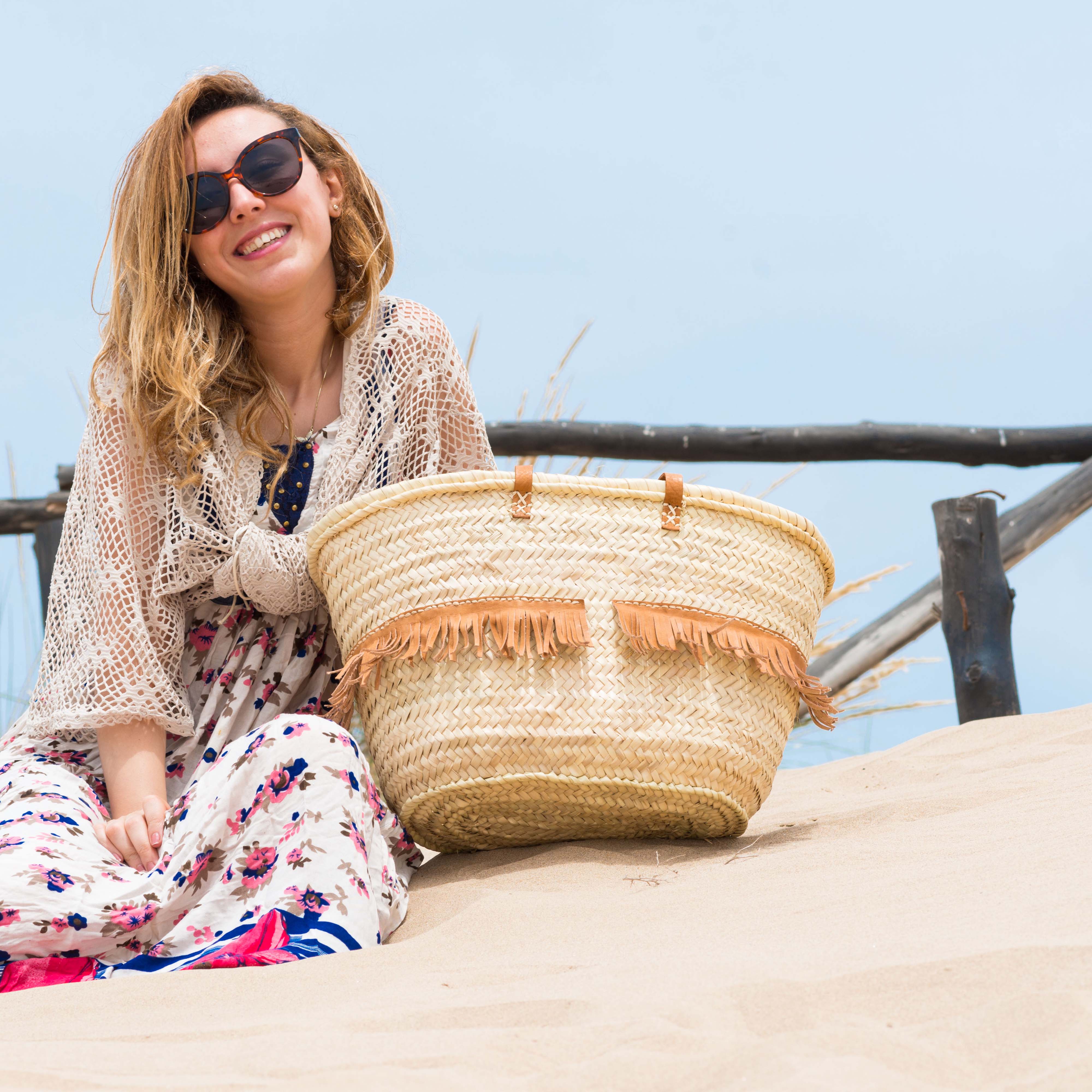 STRAW BAG BEACH